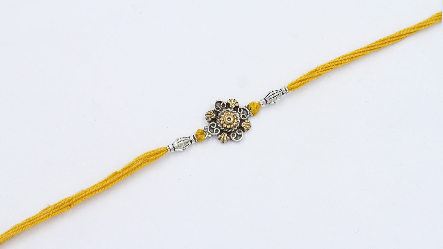 Sangeeta Boochra "925 Sterling Silver Rakhi: Timeless Bond"