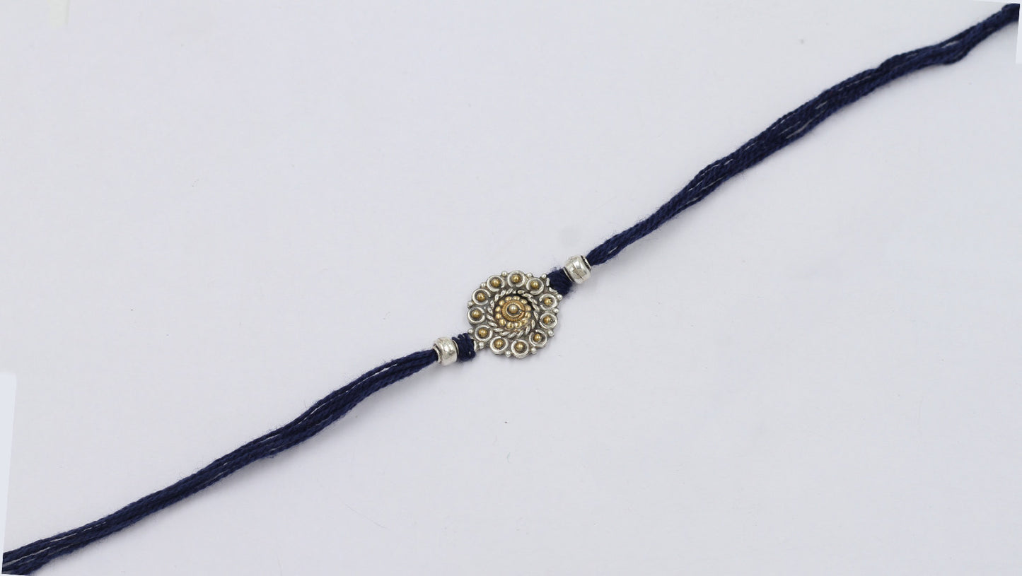 Sangeeta Boochra "925 Sterling Silver Rakhi: Timeless Bond"