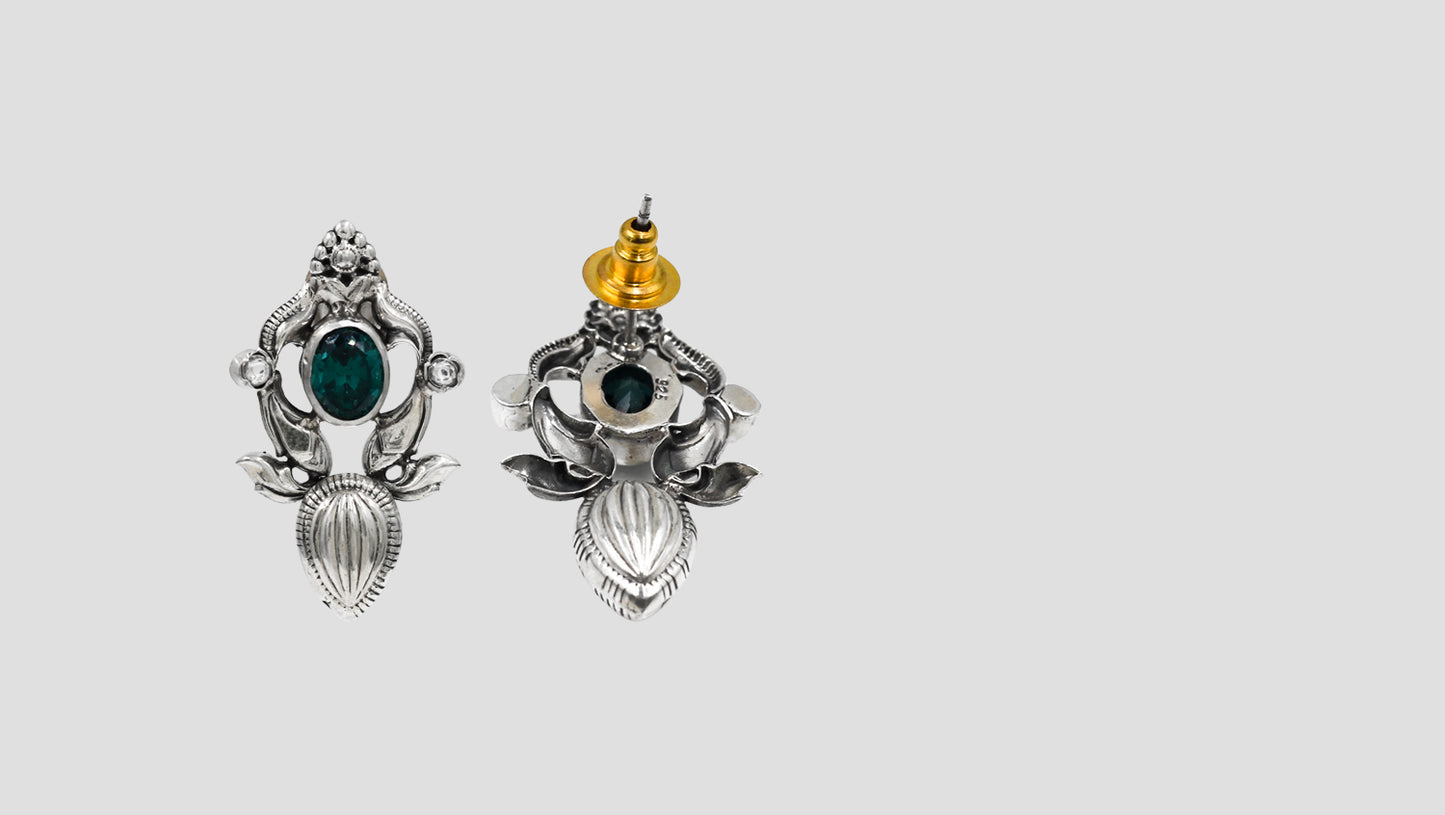 Handcrafted Silver Earring by Sangeeta Boochra