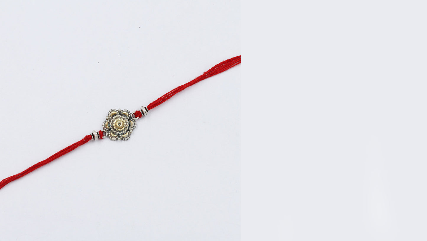 Sangeeta Boochra "925 Sterling Silver Rakhi: Timeless Bond"
