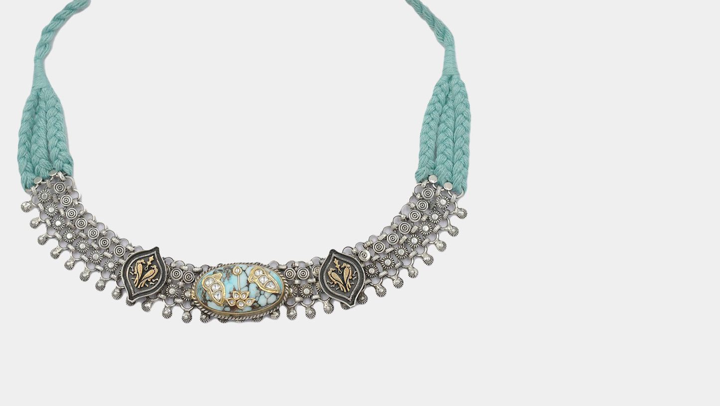 Handcrafted Silver Necklace: A Masterpiece by Sangeeta Boochra