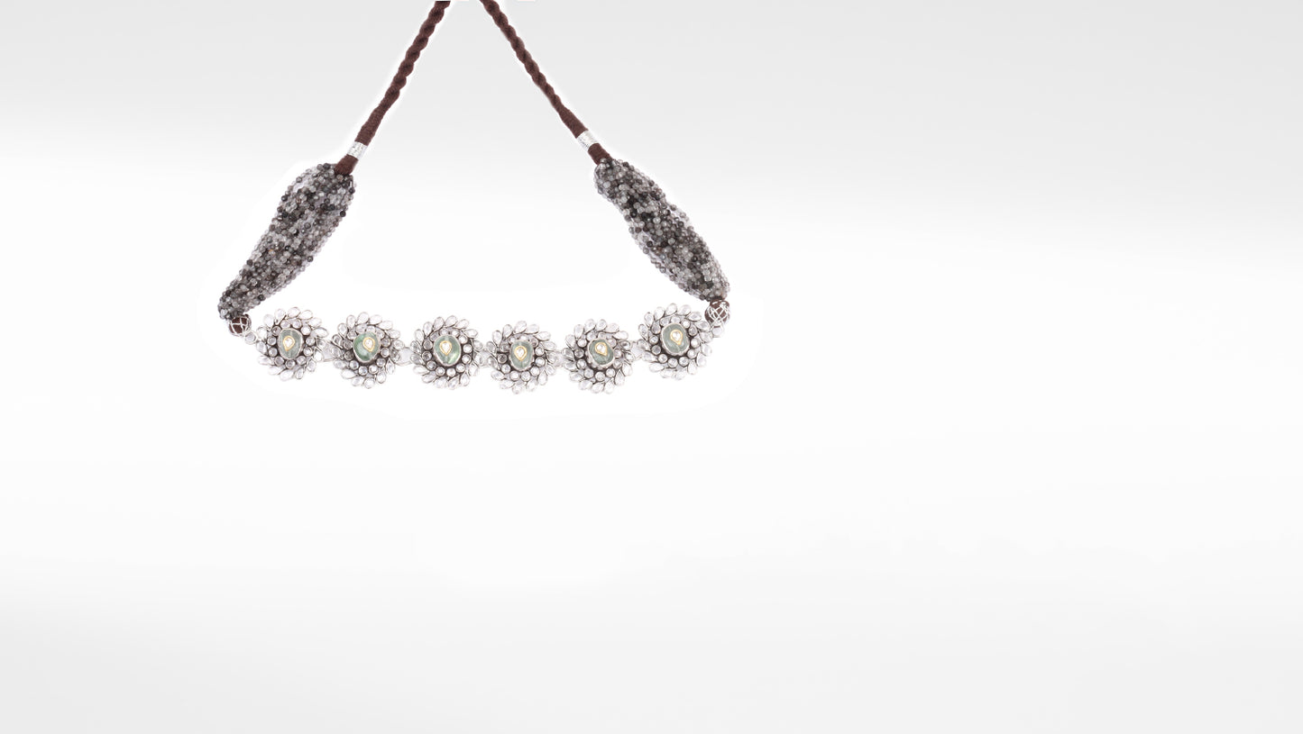 Silver Handcrafted Tribal Silver Necklace