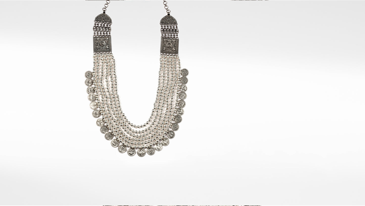 Sangeeta Boochra Silver Necklace