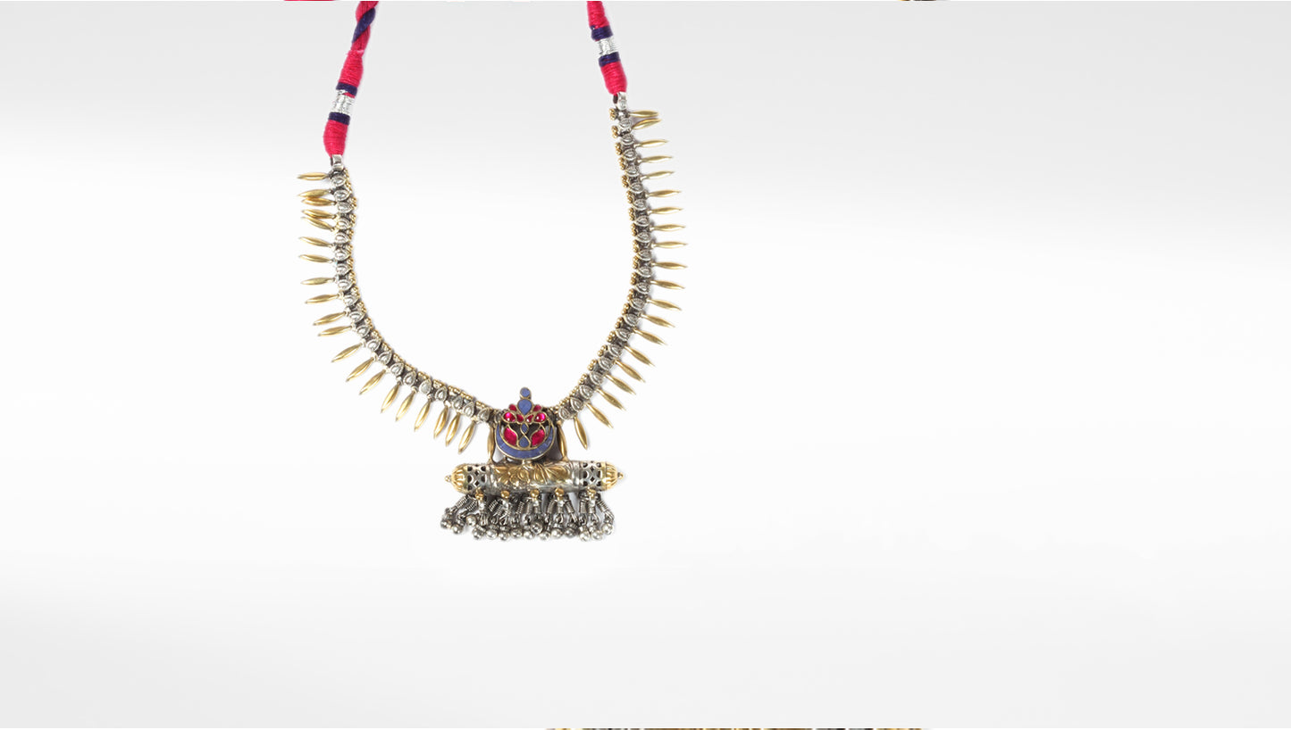 Sangeeta Boochra Silver Necklace