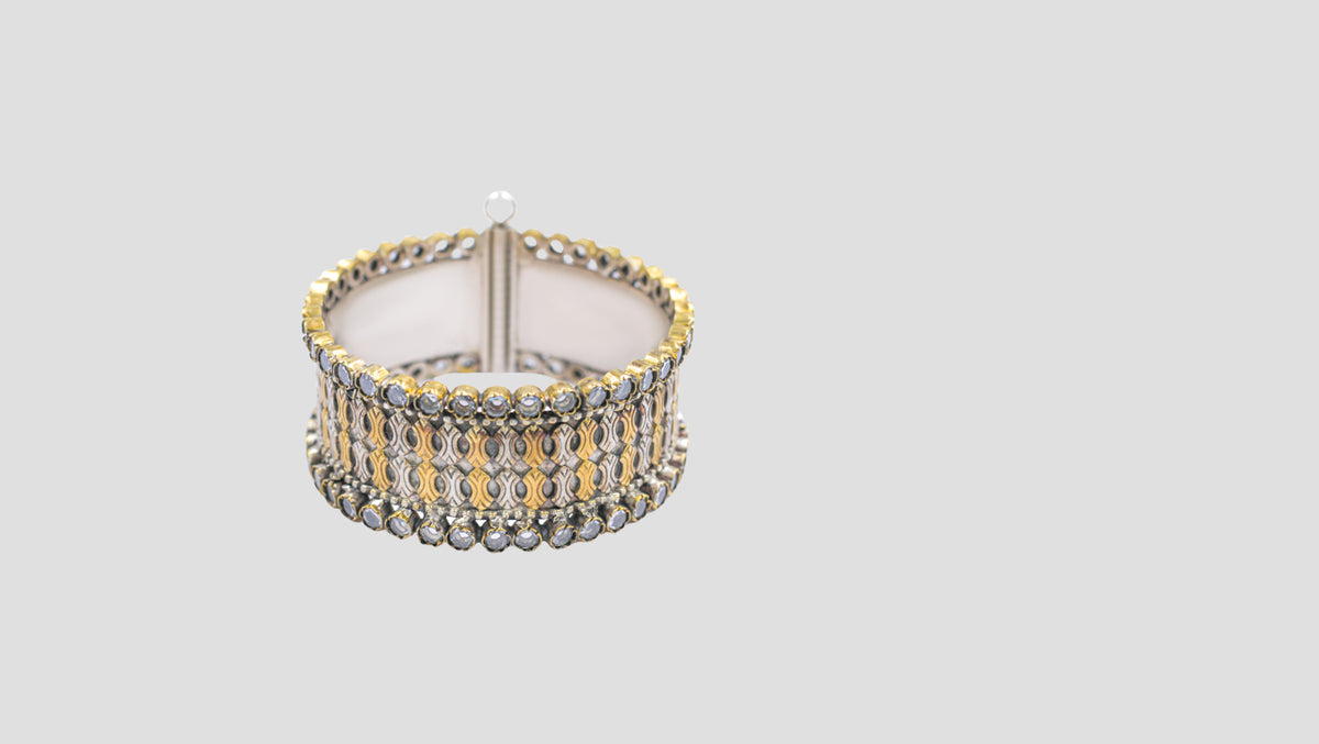 Heritage-Inspired Silver Bangle | Sangeeta Boochra Jewellery