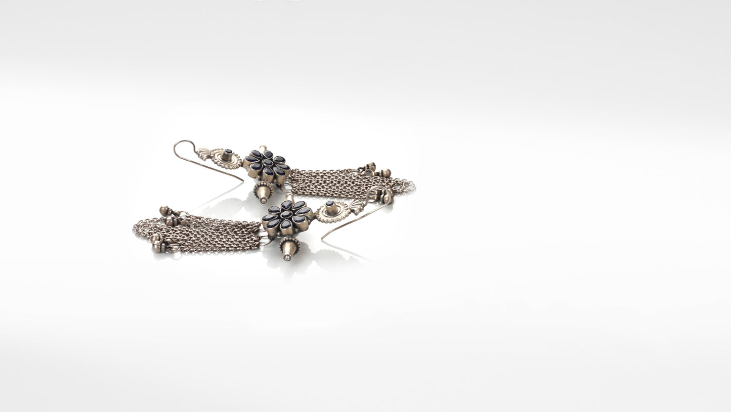 Sangeeta Boochra Silver Earrings