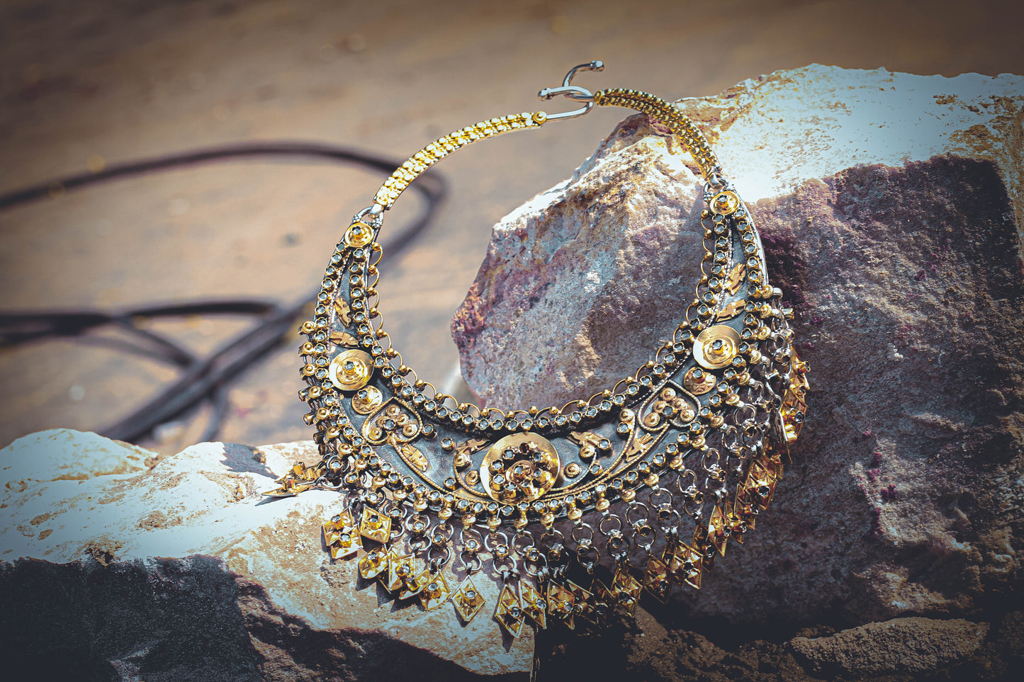 Sangeeta Boochra Silver Necklace