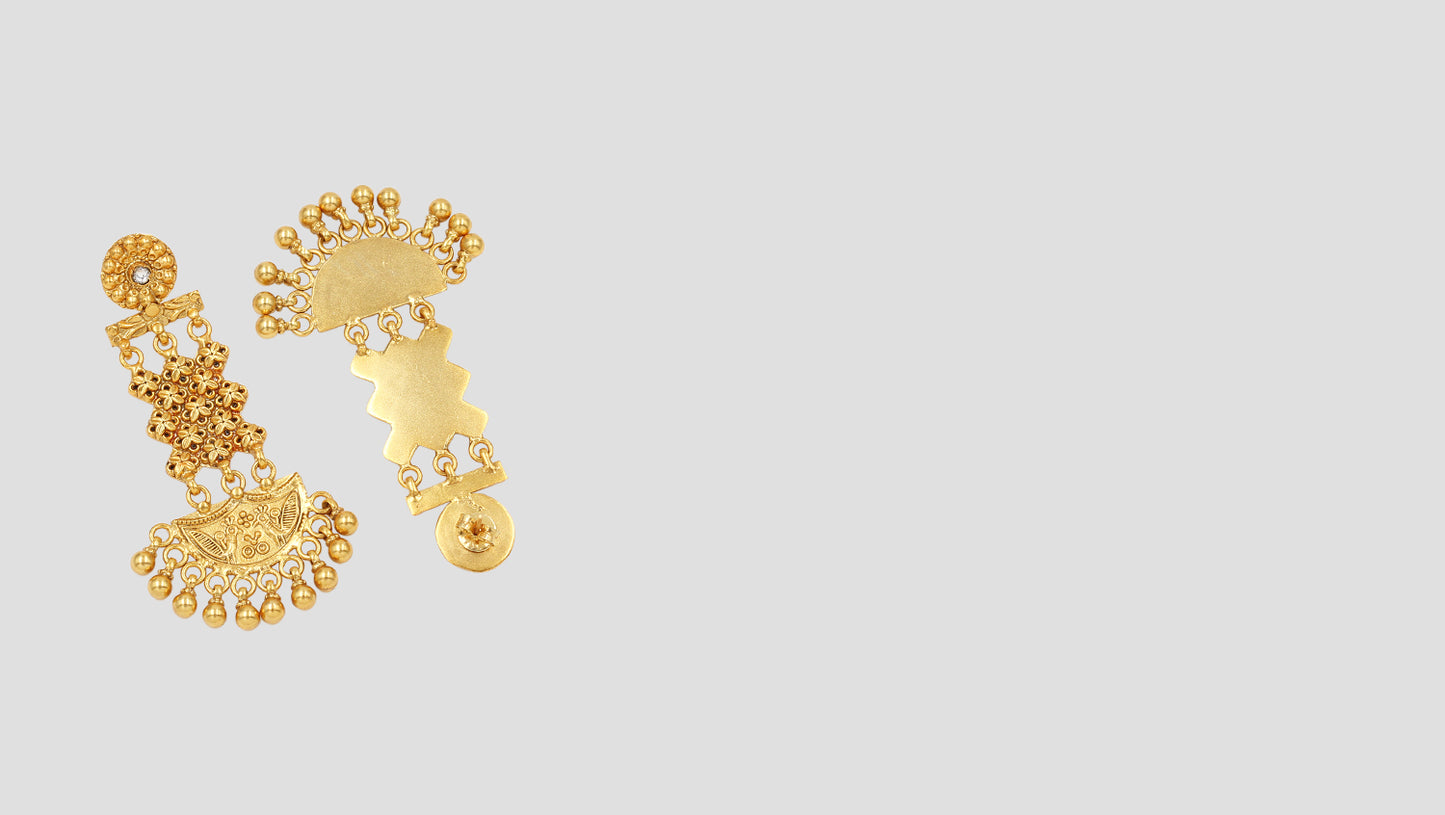 Royal Heritage 925 Silver Earrings by Sangeeta Boochra