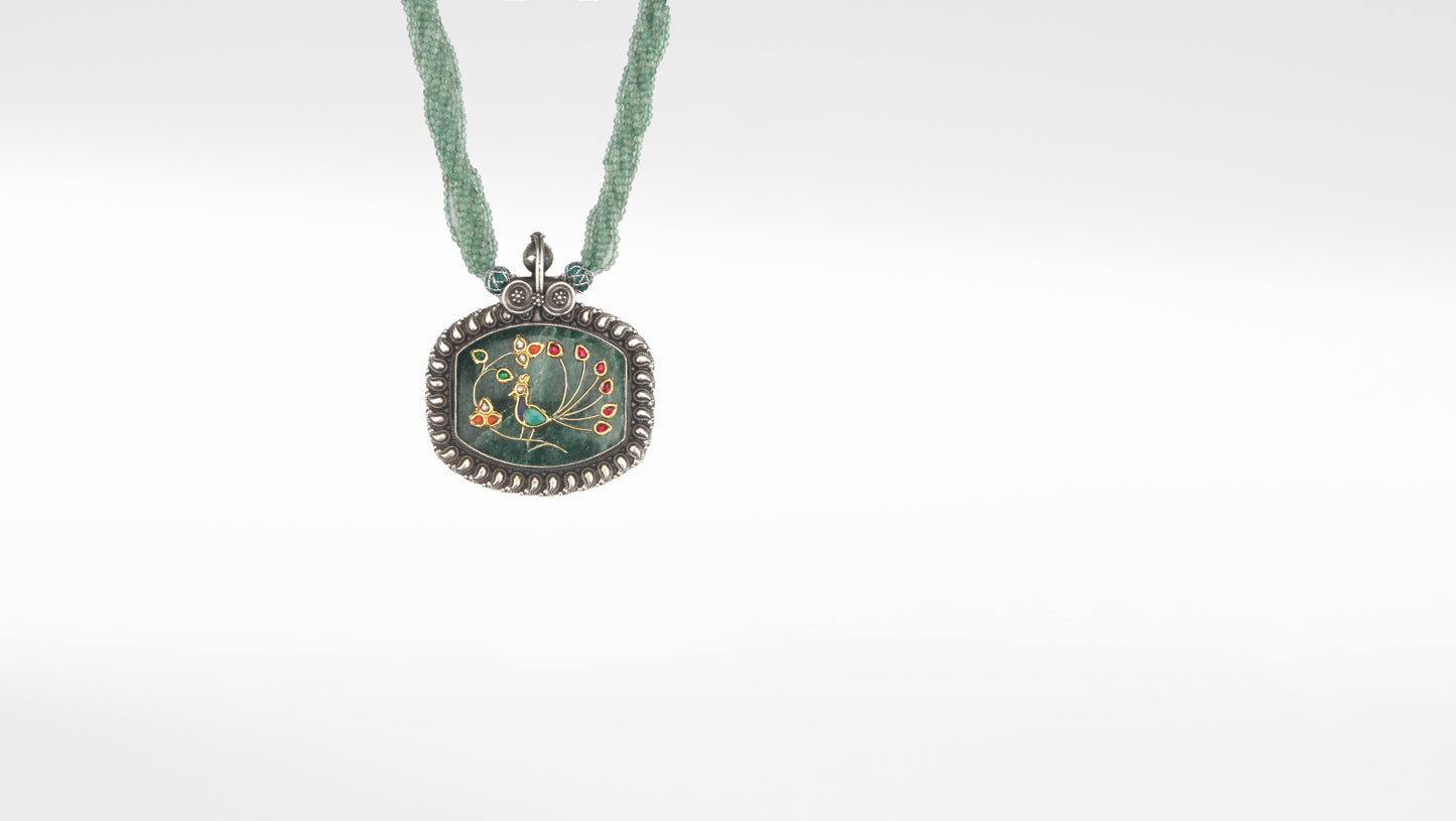 Silver Shika Necklace