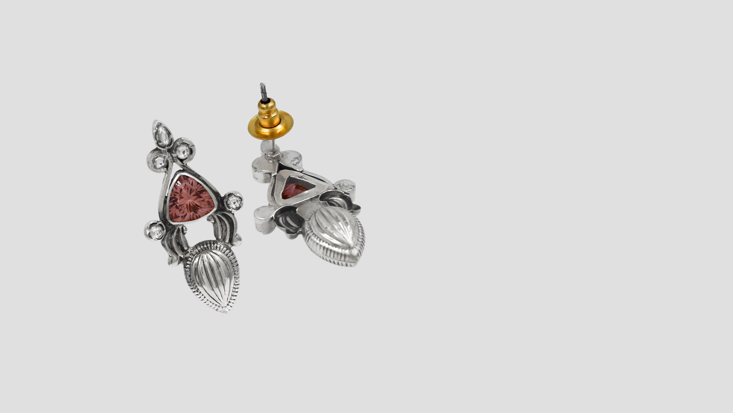 Heritage Silver Earrings by Sangeeta Boochra