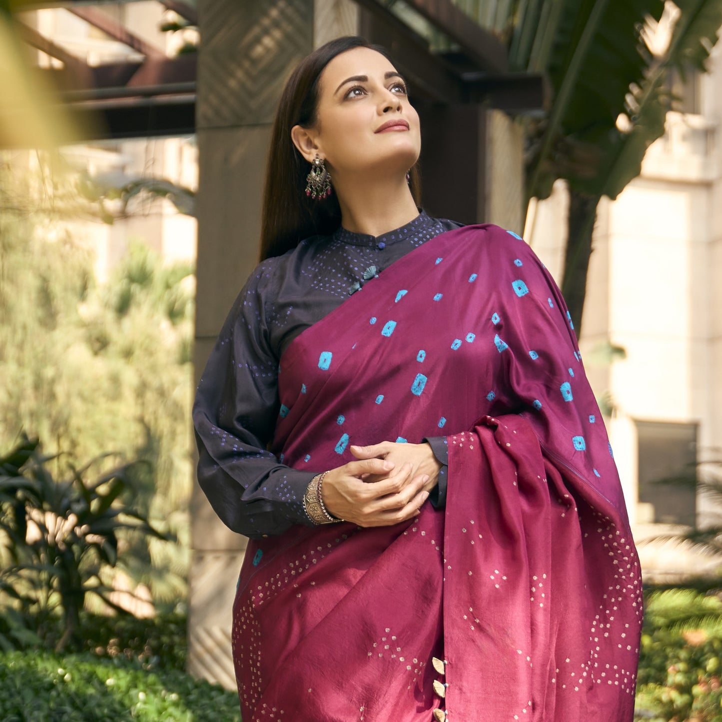 "Grace in Silver: Dia Mirza in Sangeeta Boochra's Heritage Jewellery"