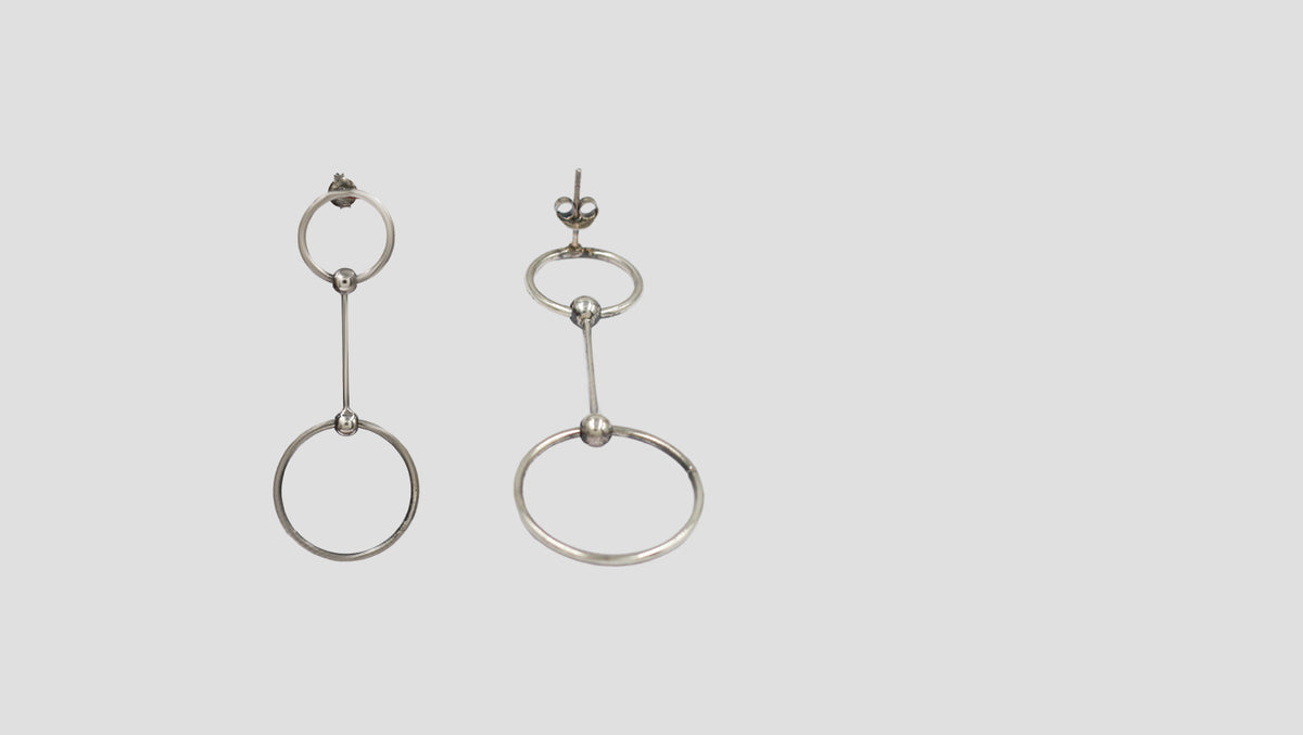 Sangeeta Boochra Handcrafted Silver Statement Earrings