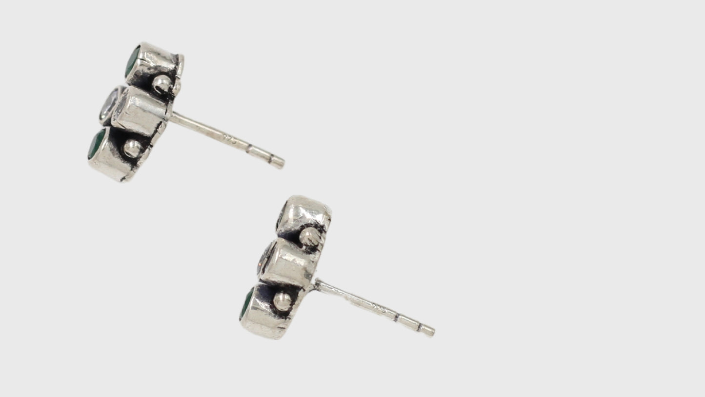 Refined Opulence: Sangeeta Boochra Silver Handcrafted Earrings