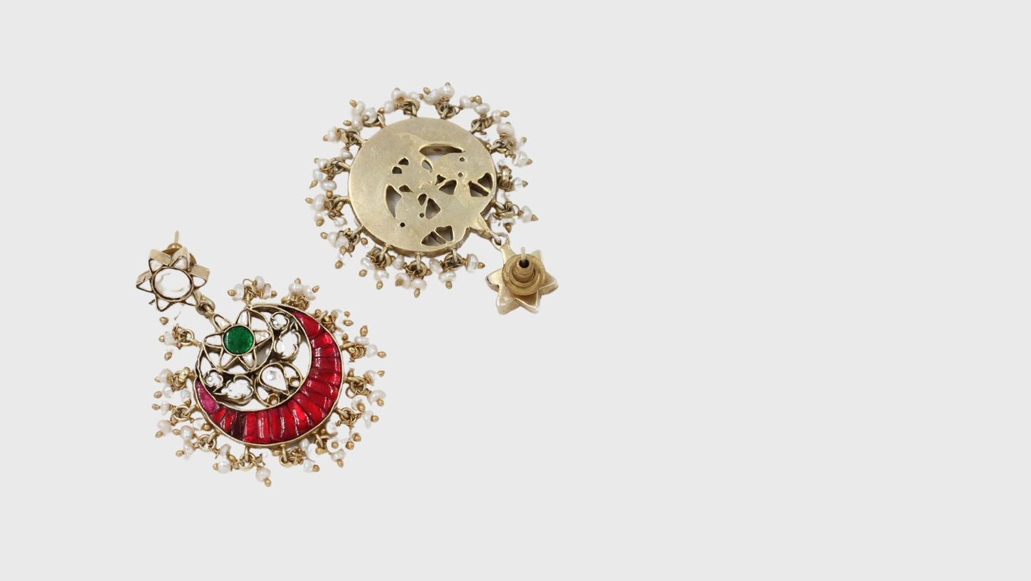 Artisan's Touch: Sangeeta Boochra Silver Handcrafted Earrings