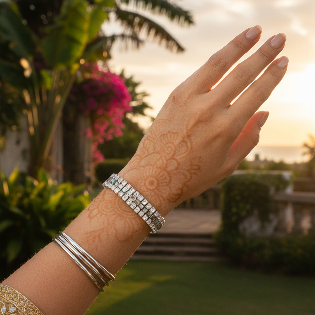 Sangeeta Boochra Classic Heritage Silver Bracelet