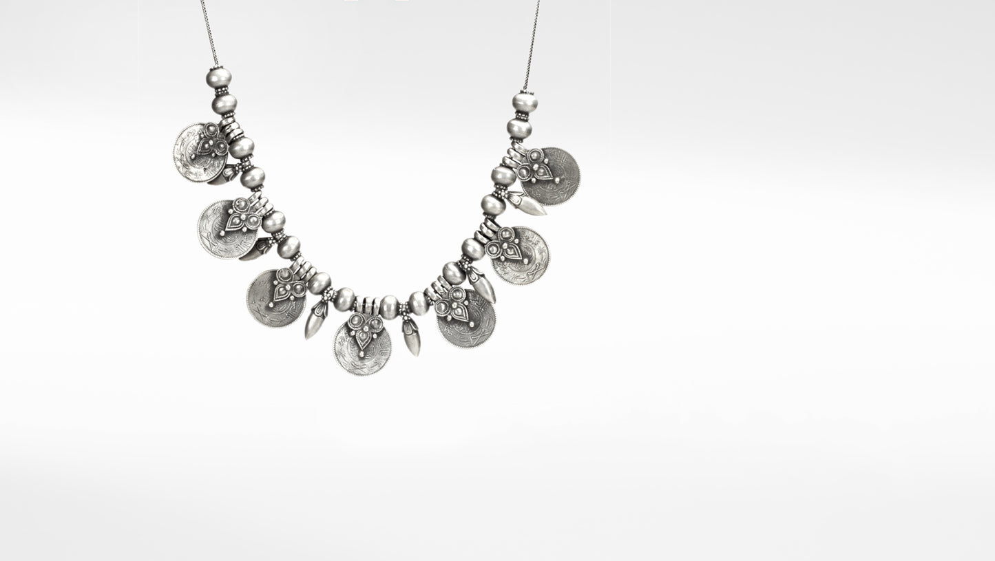 Sangeeta Boochra Silver Necklace