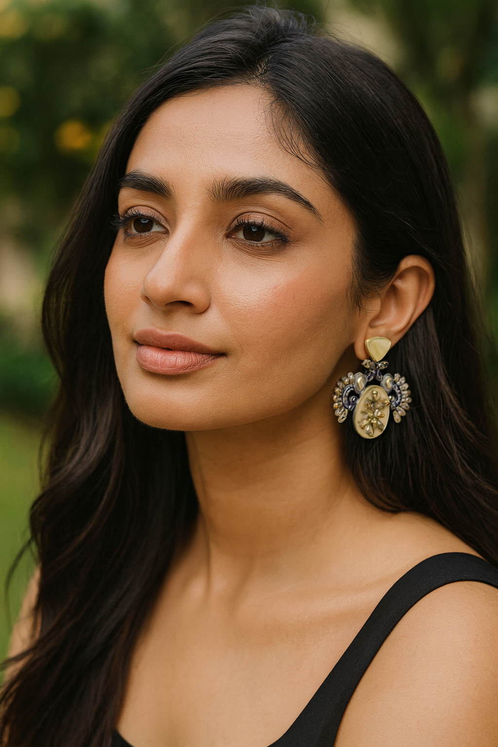 Sangeeta Boochra Handcrafted Silver Earrings