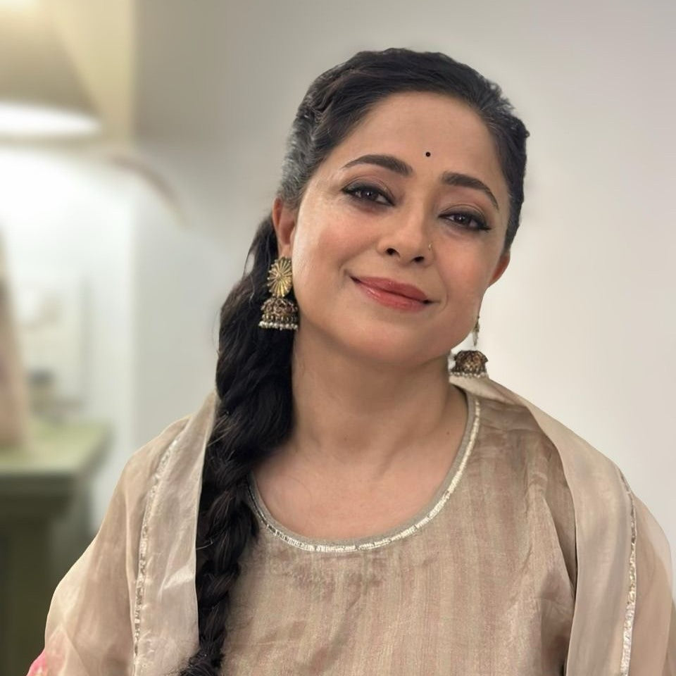 Regal Grace: Sheeba Chadha in Sangeeta Boochra’s Silver Earrings