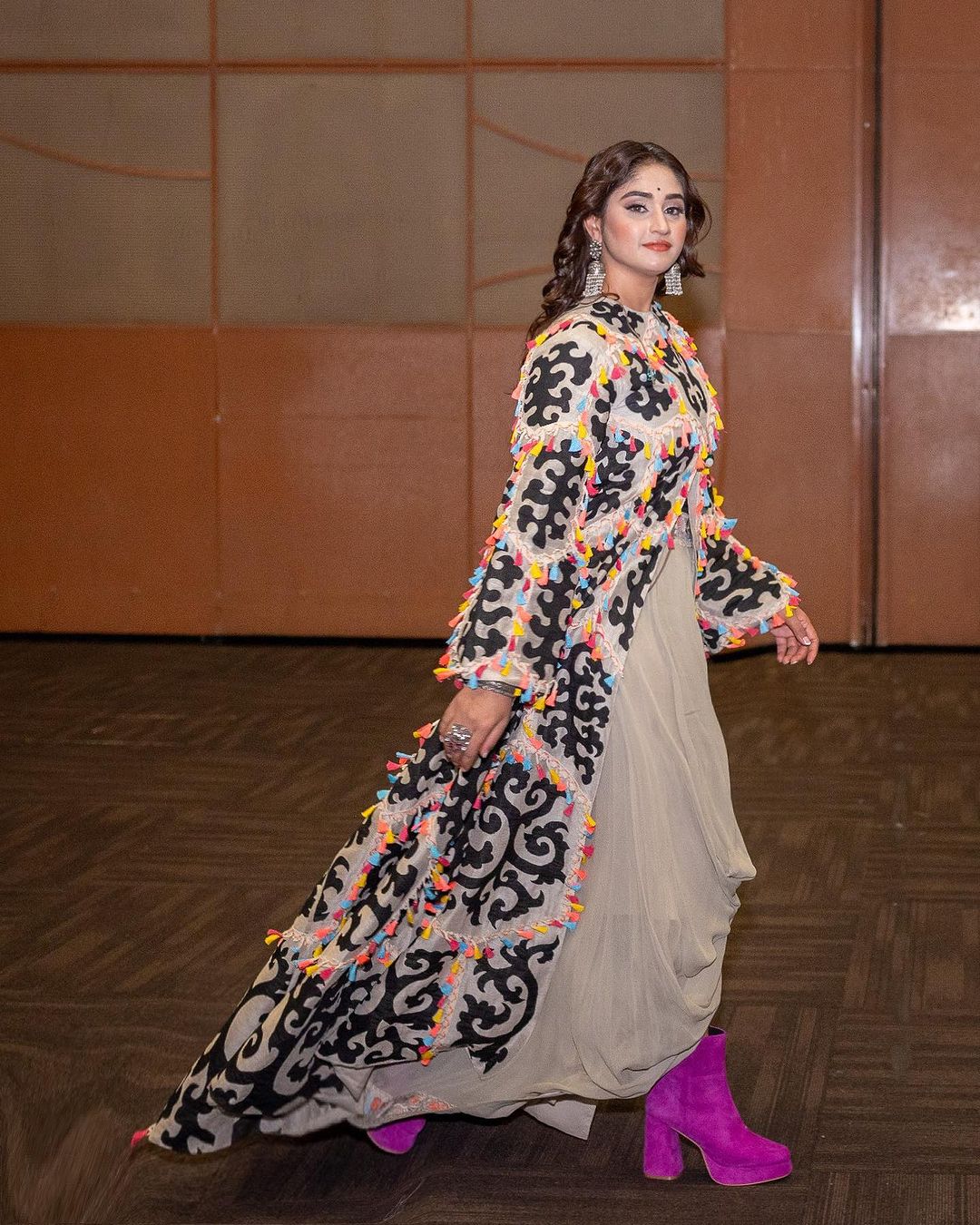 Pratibha Singh Baghel In Silver Jewellery