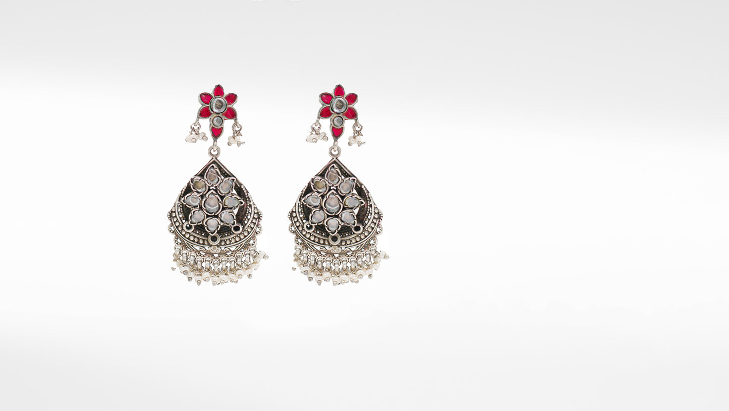 Silver winsome Chandelier Earring