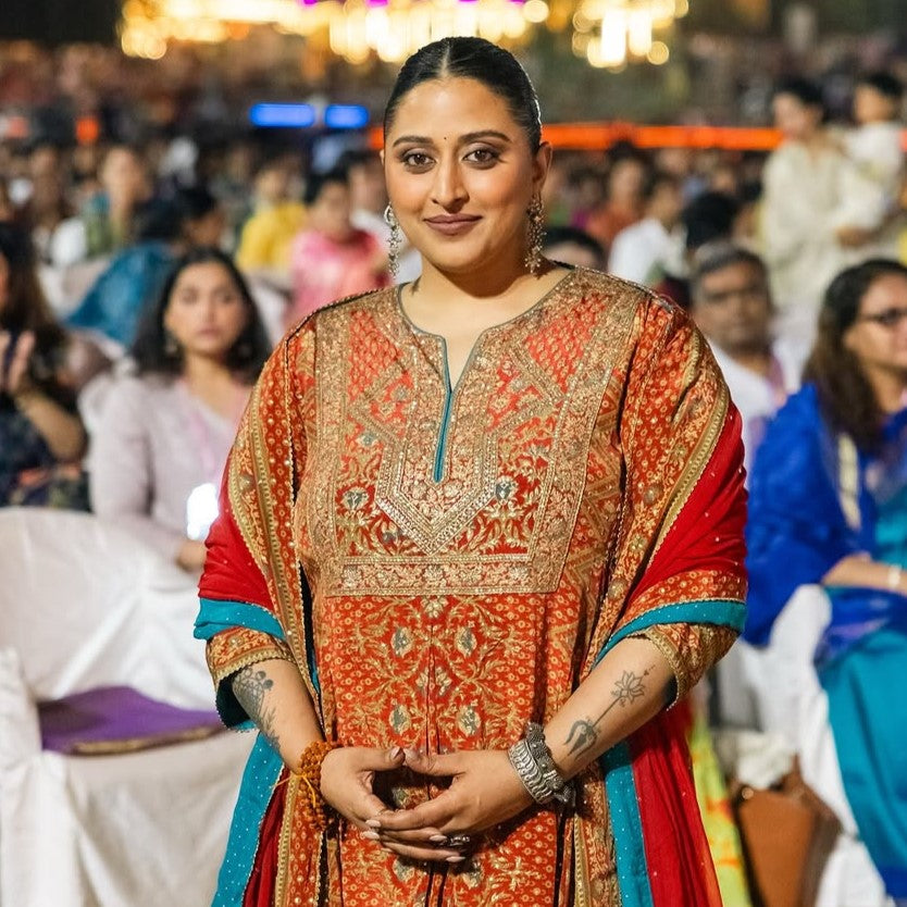 Regal Radiance: Raja Kumari in Sangeeta Boochra’s Exquisite Silver Jewelry