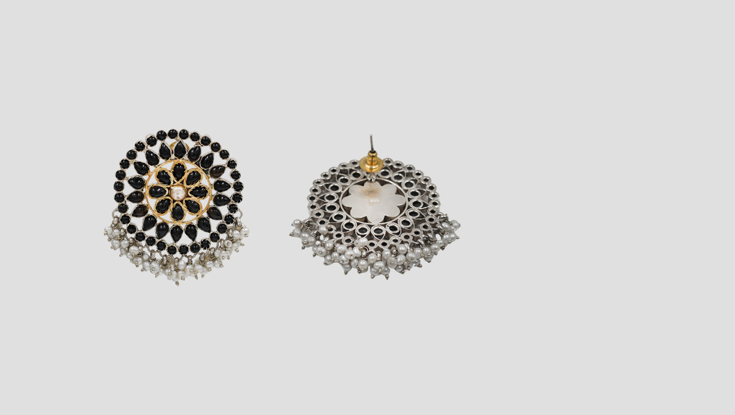 Sangeeta Boochra Artisan Dual Tone Festive Earrings