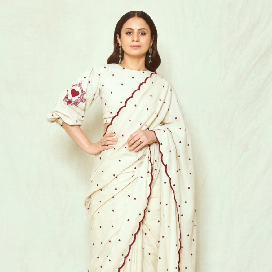 Timeless Elegance: Rasika Dugal's Silver Charm by Sangeeta Boochra
