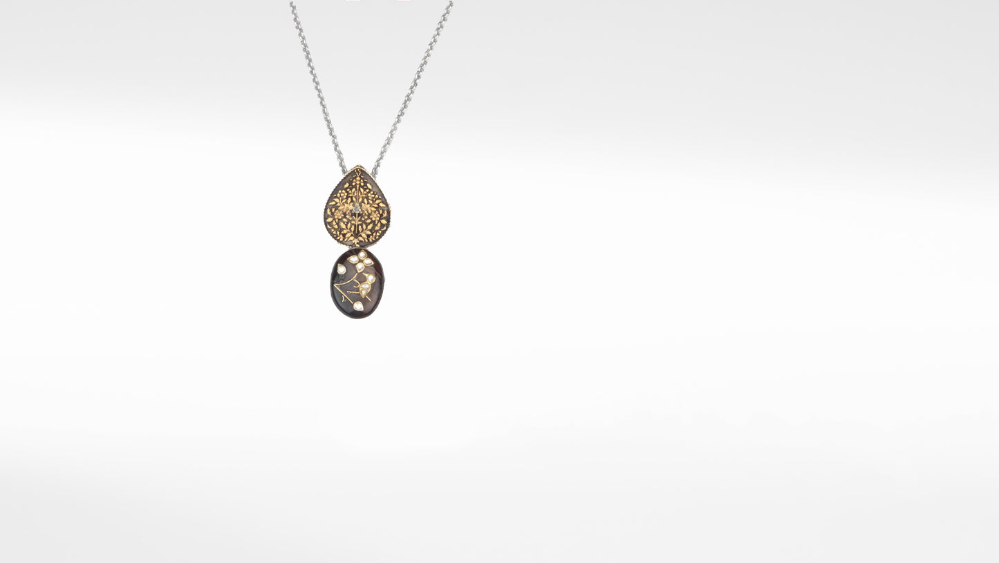 Silver Baheera Pendant