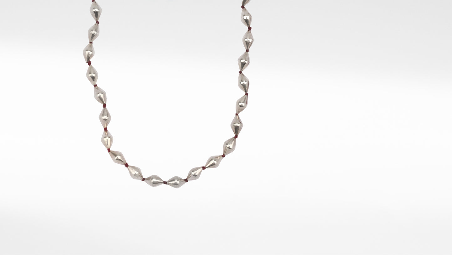 Sangeeta Boochra Tribal Silver Necklace