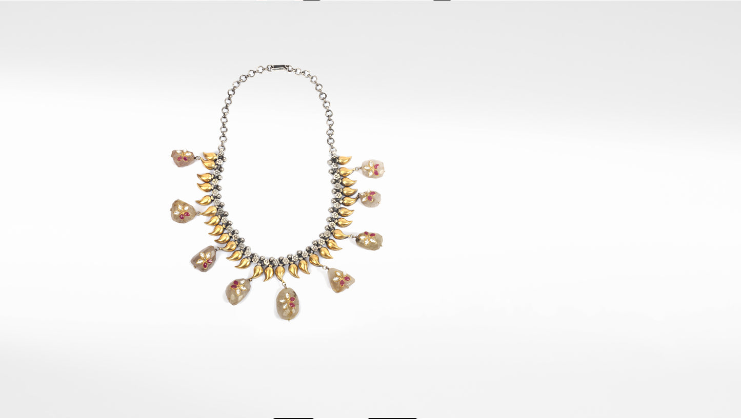 Sangeeta Boochra Silver Necklace