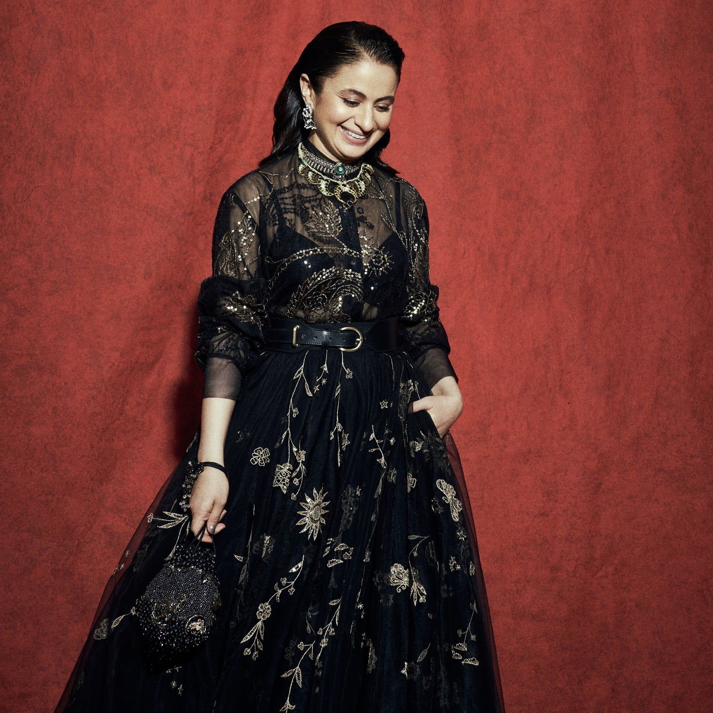 Rasika Dugal in Sangeeta Boochra's Silver Artistry