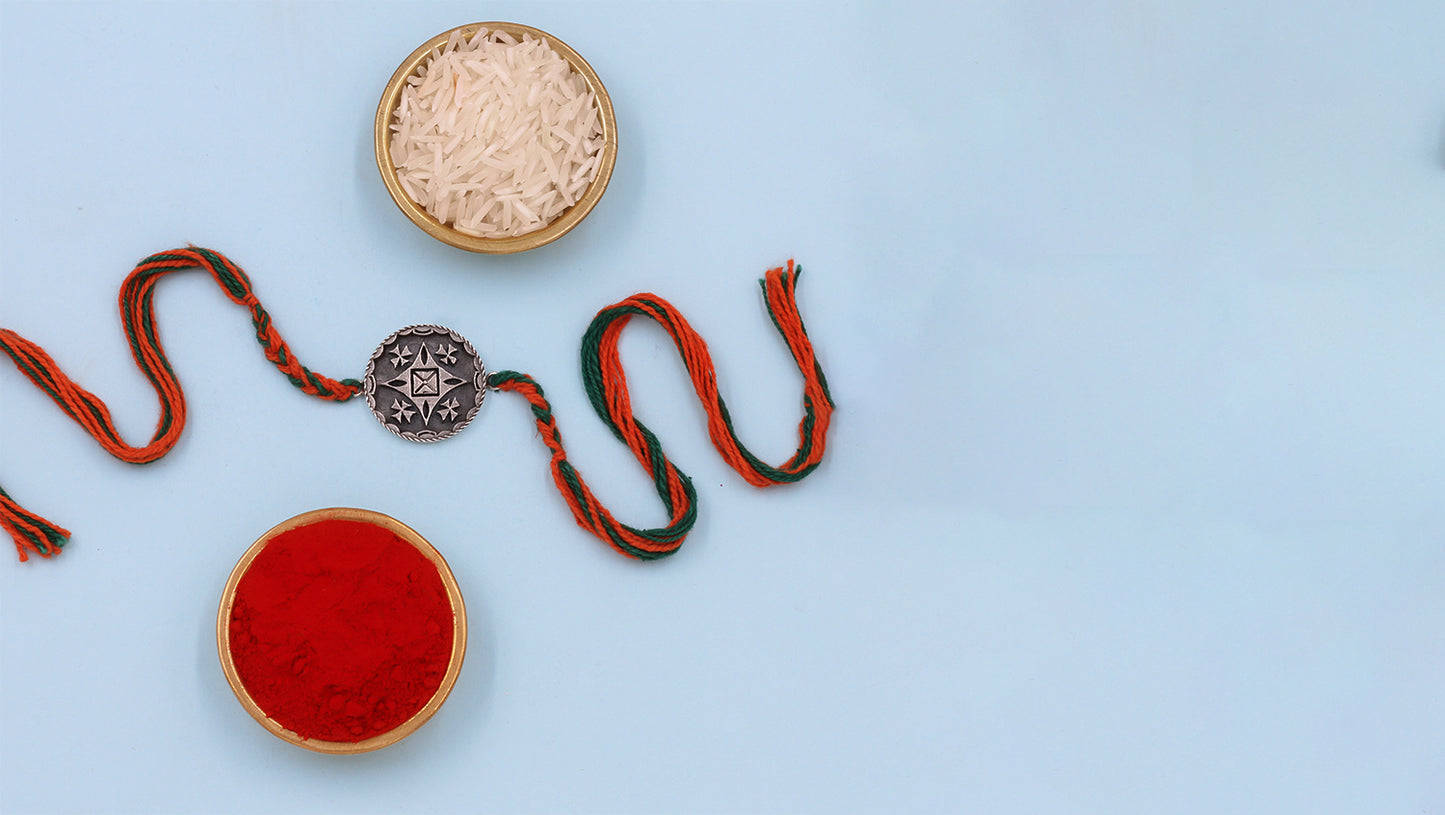 Timeless Bond | Heritage Silver Rakhi by Sangeeta Boochra