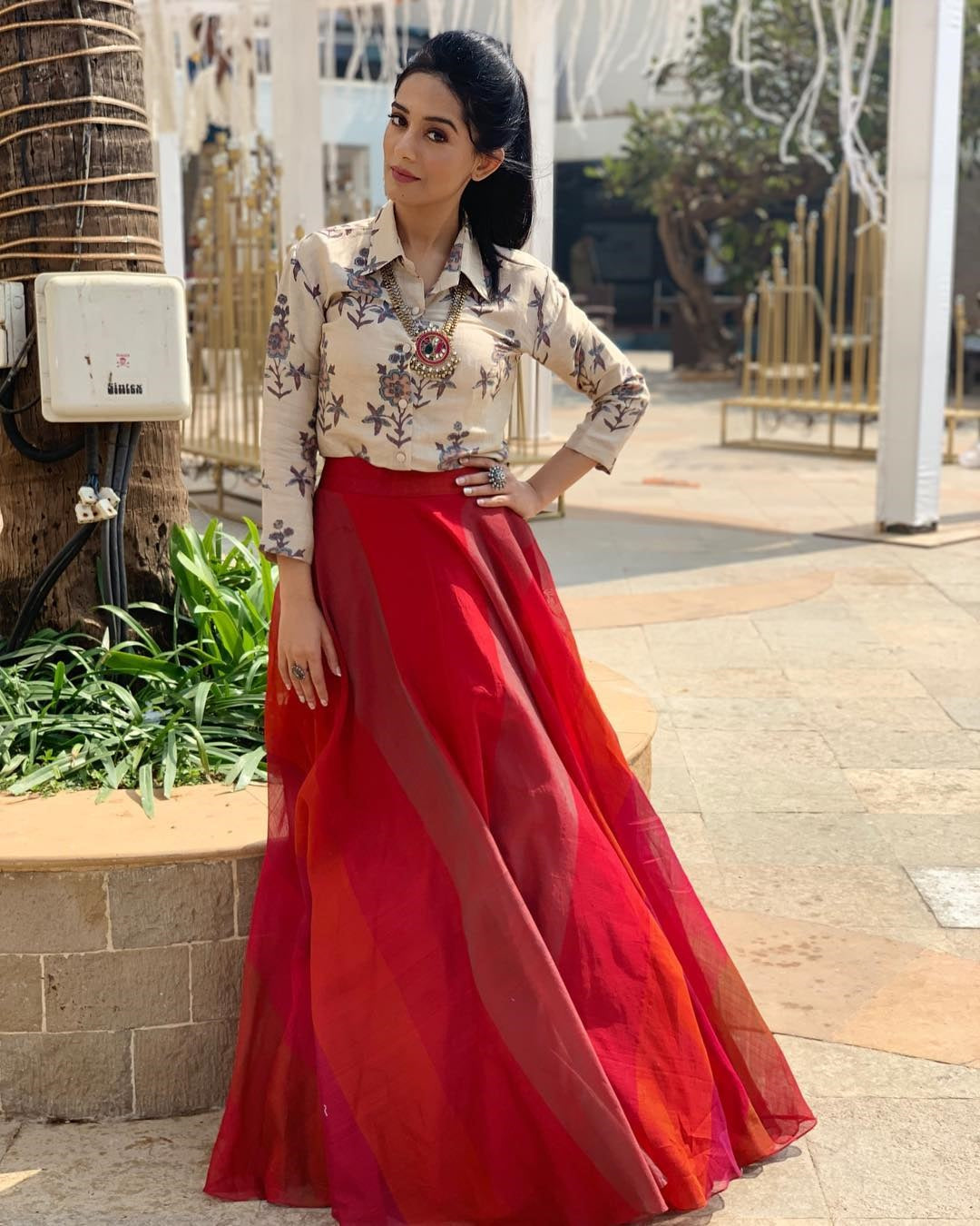 AMRITA RAO in Silver Handcrafted Necklace and Ring