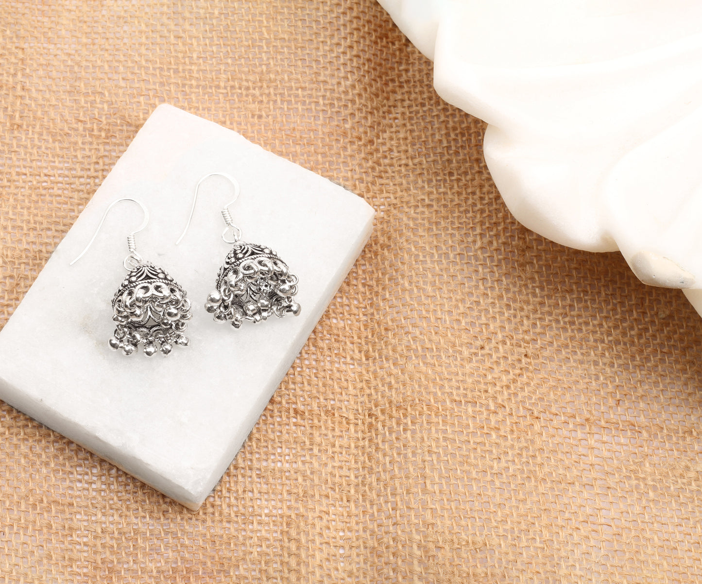 Silver Handcrafted Earrings