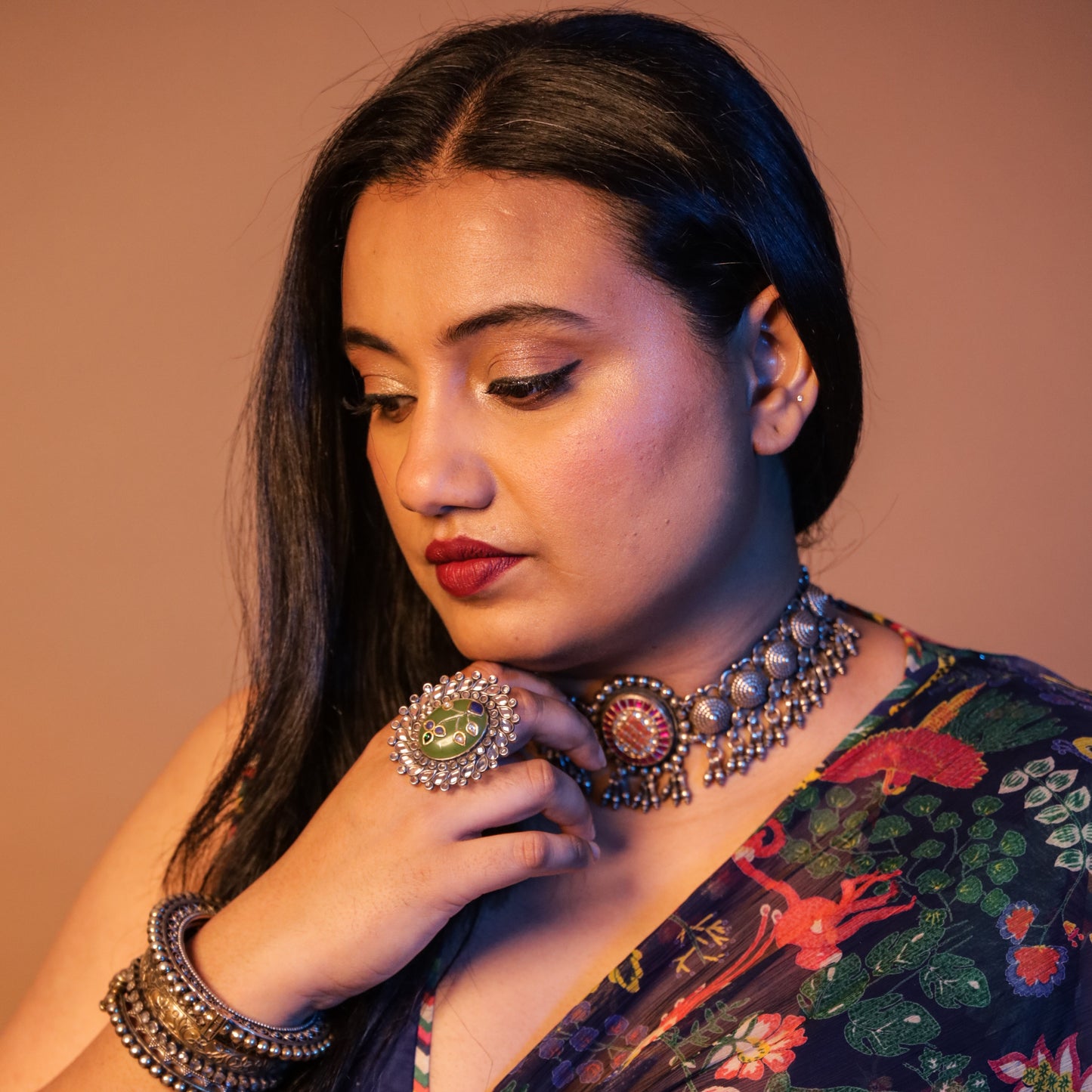Janice In Sangeeta Boochra Silver Jewellery