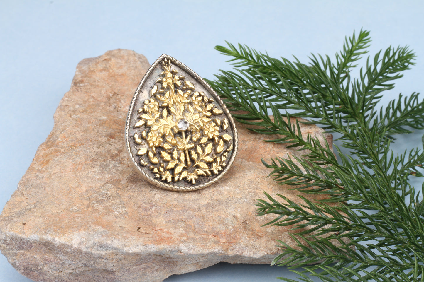 Anantaya - Silver Handcrafted Adjustable Ring