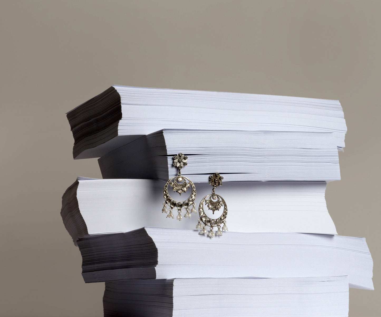 Sangeeta Boochra Silver Earrings