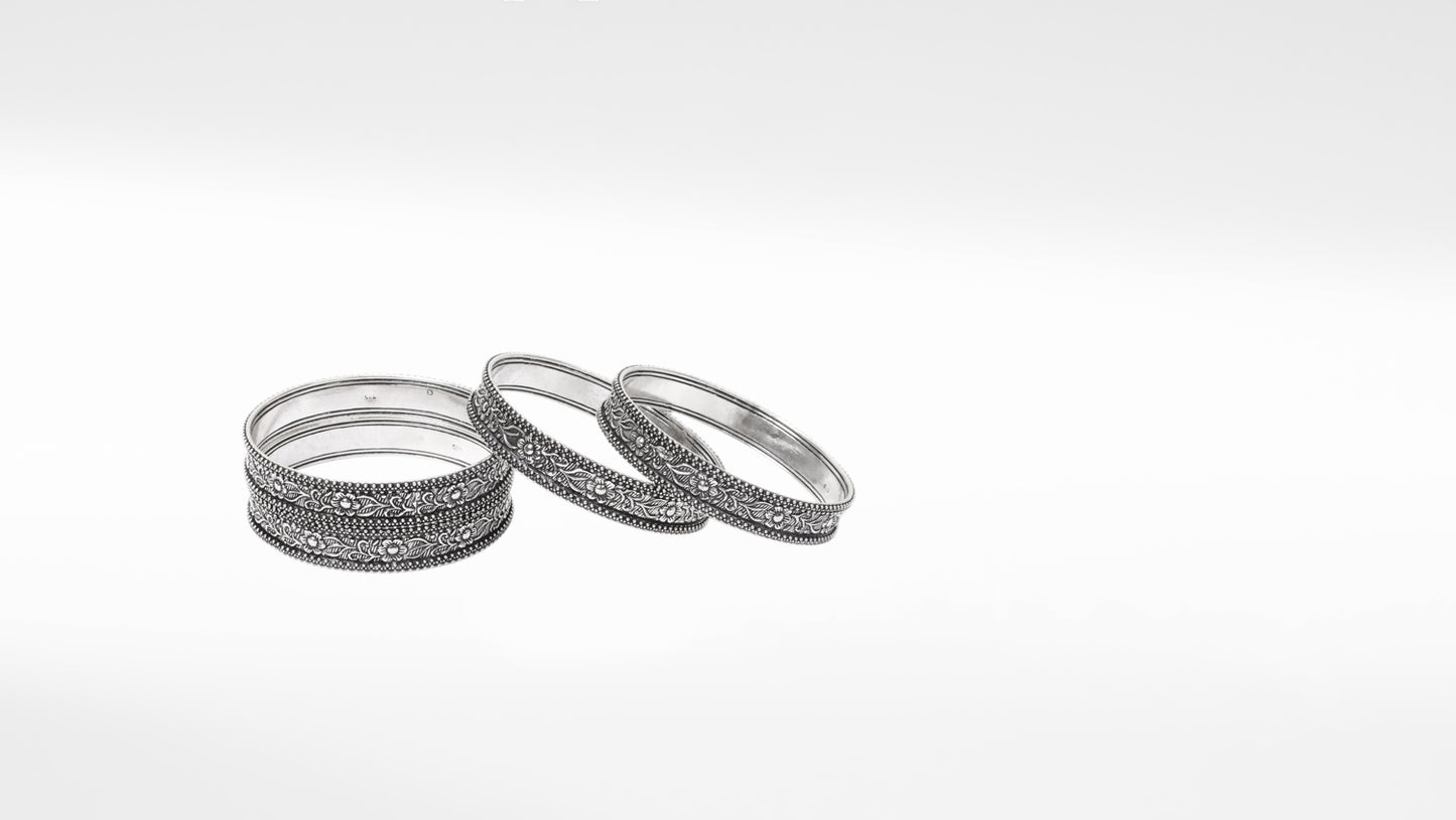 Sangeeta Boochra Tribal Silver Bracelets