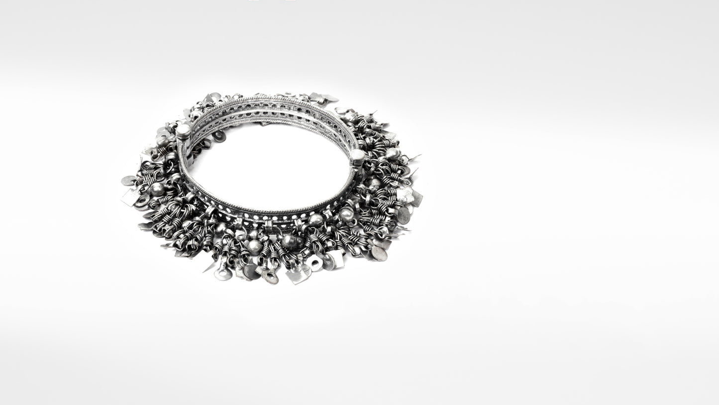 Sangeeta Boochra Tribal Silver Bracelet