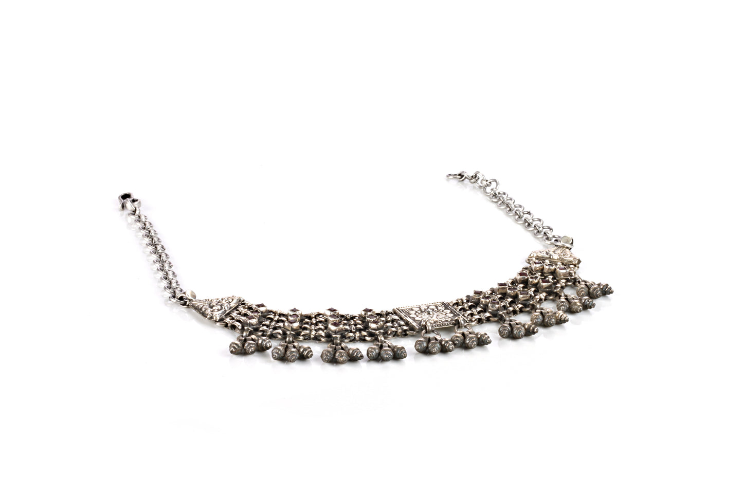 Sangeeta Boochra Silver Choker