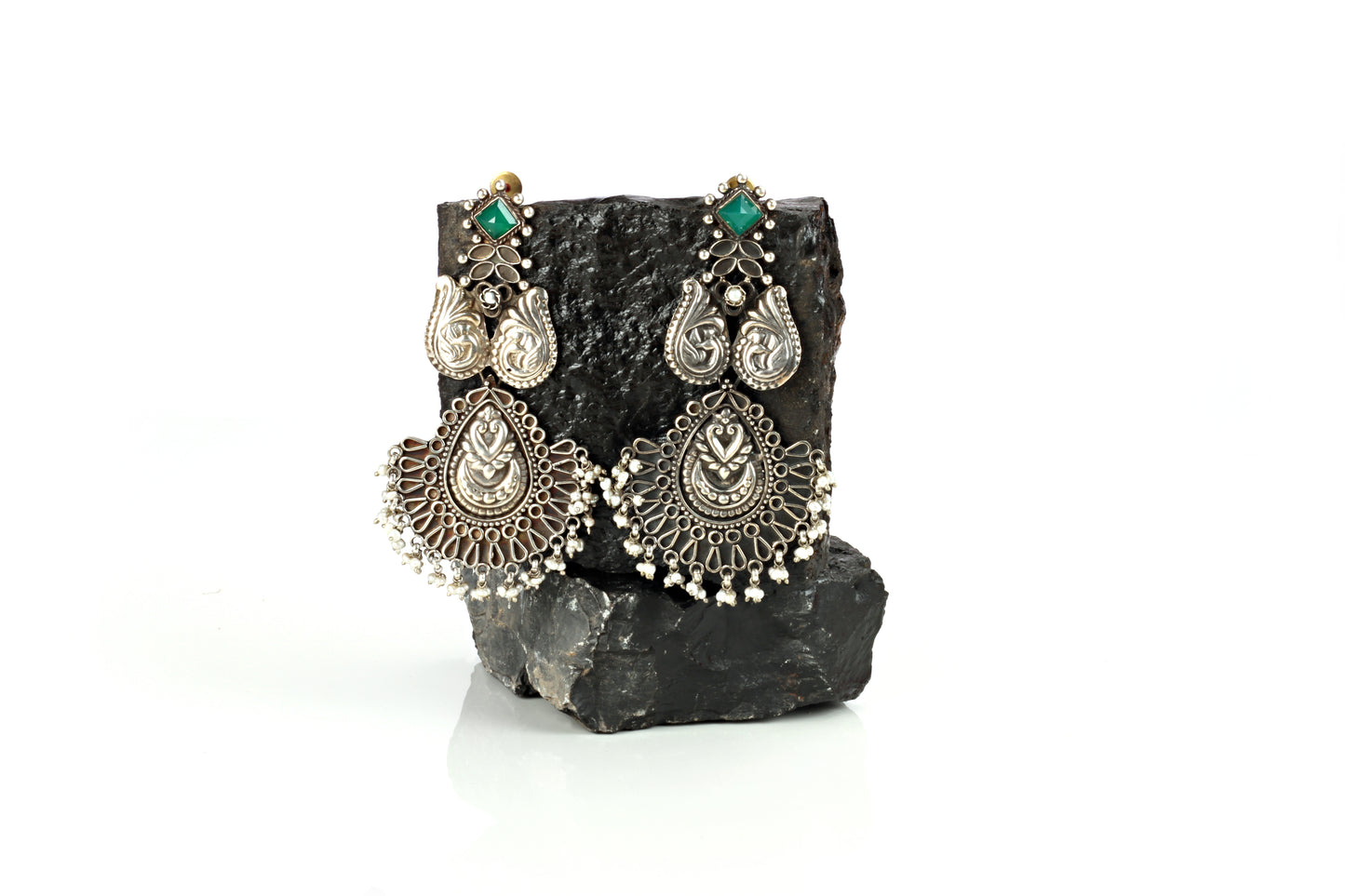 Sangeeta Boochra Silver Earrings