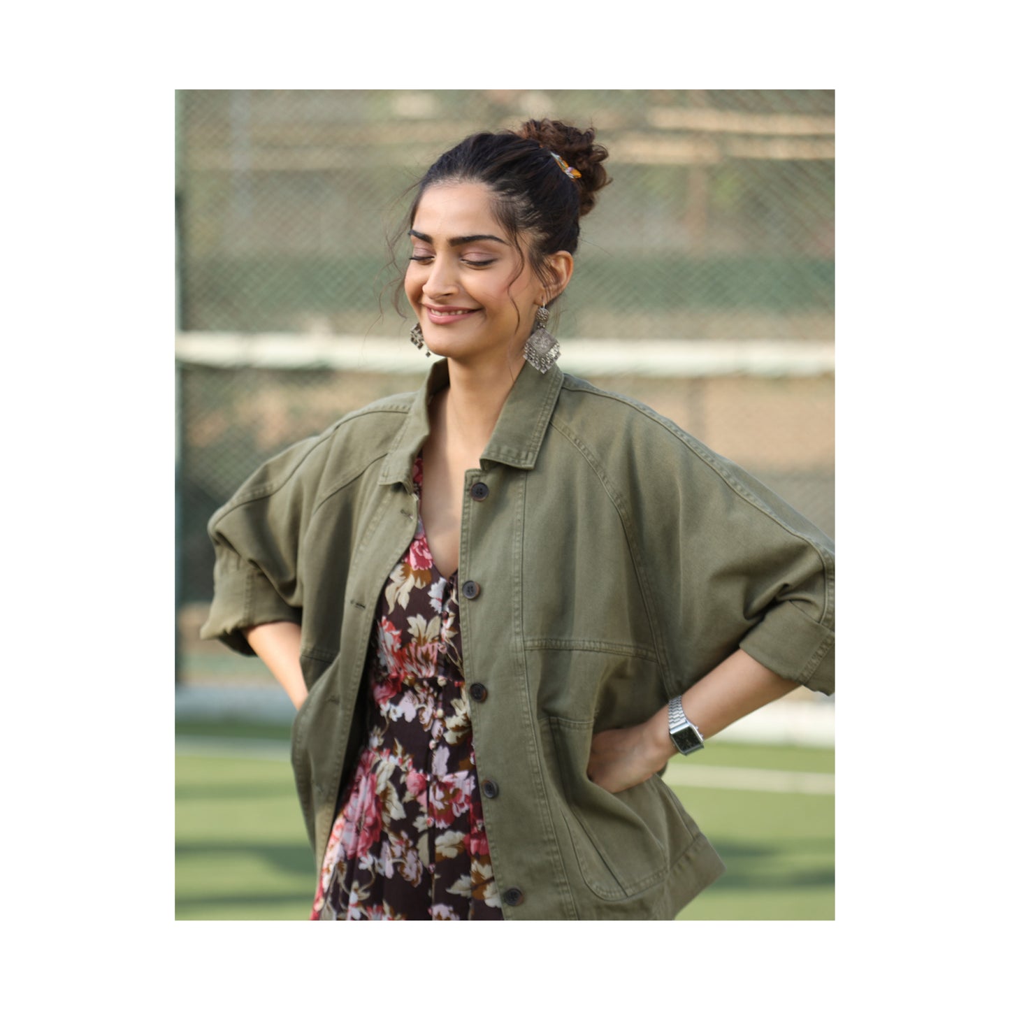 Sonam Kapoor in Sangeeta Boochra Earrings