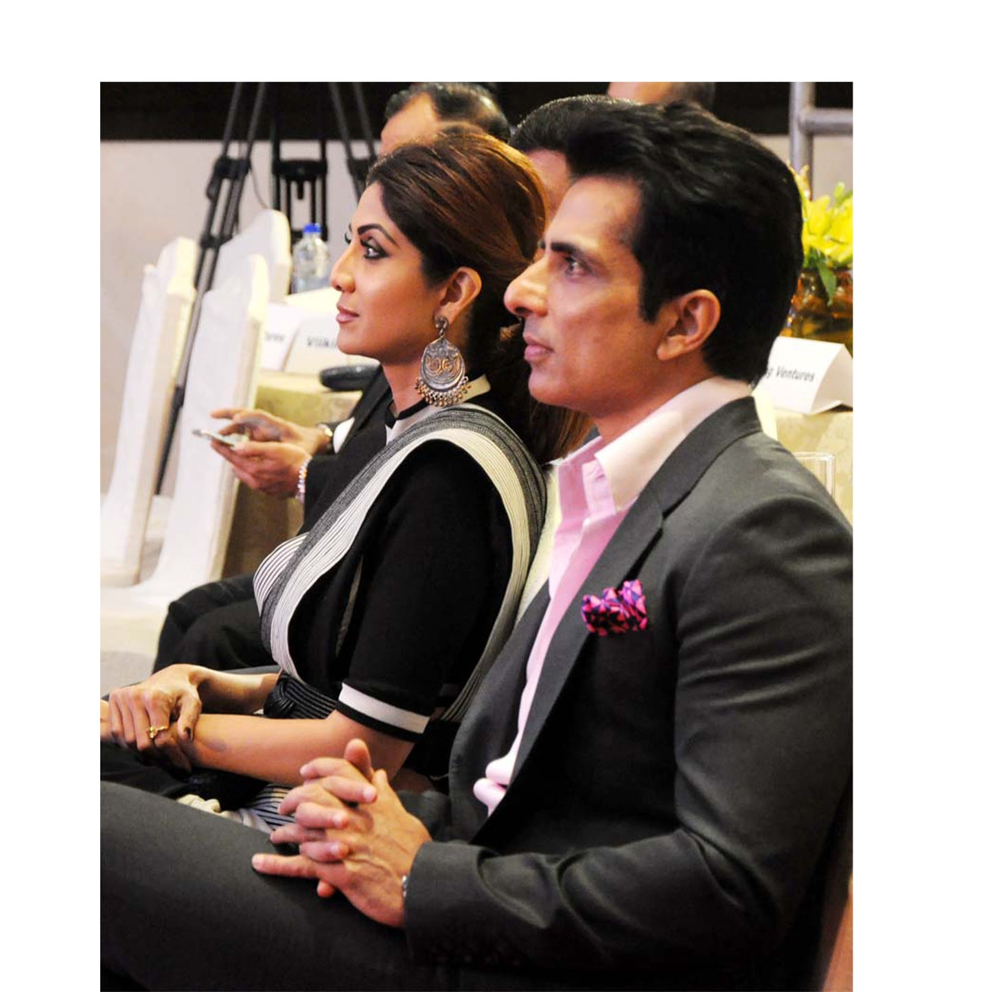 Shilpa Shetty in Sangeeta Boochra Earrings