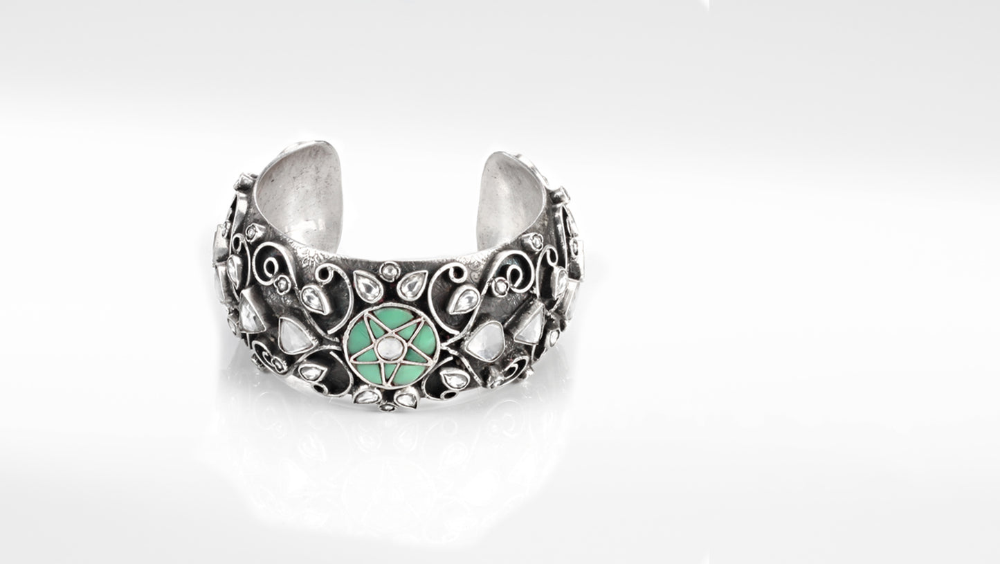 Sangeeta Boochra Silver Bangle