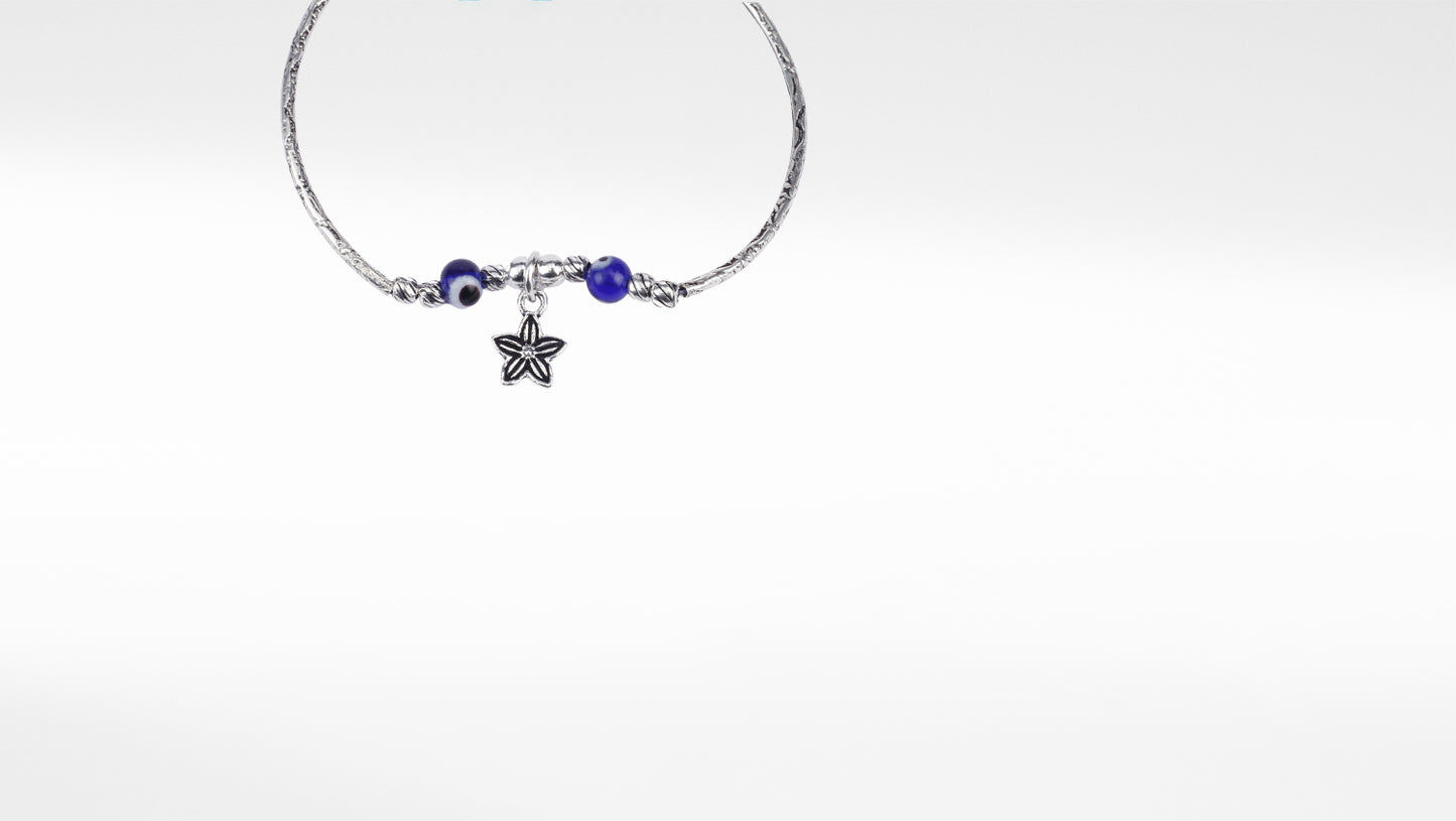 Hanging Star Silver Bracelet