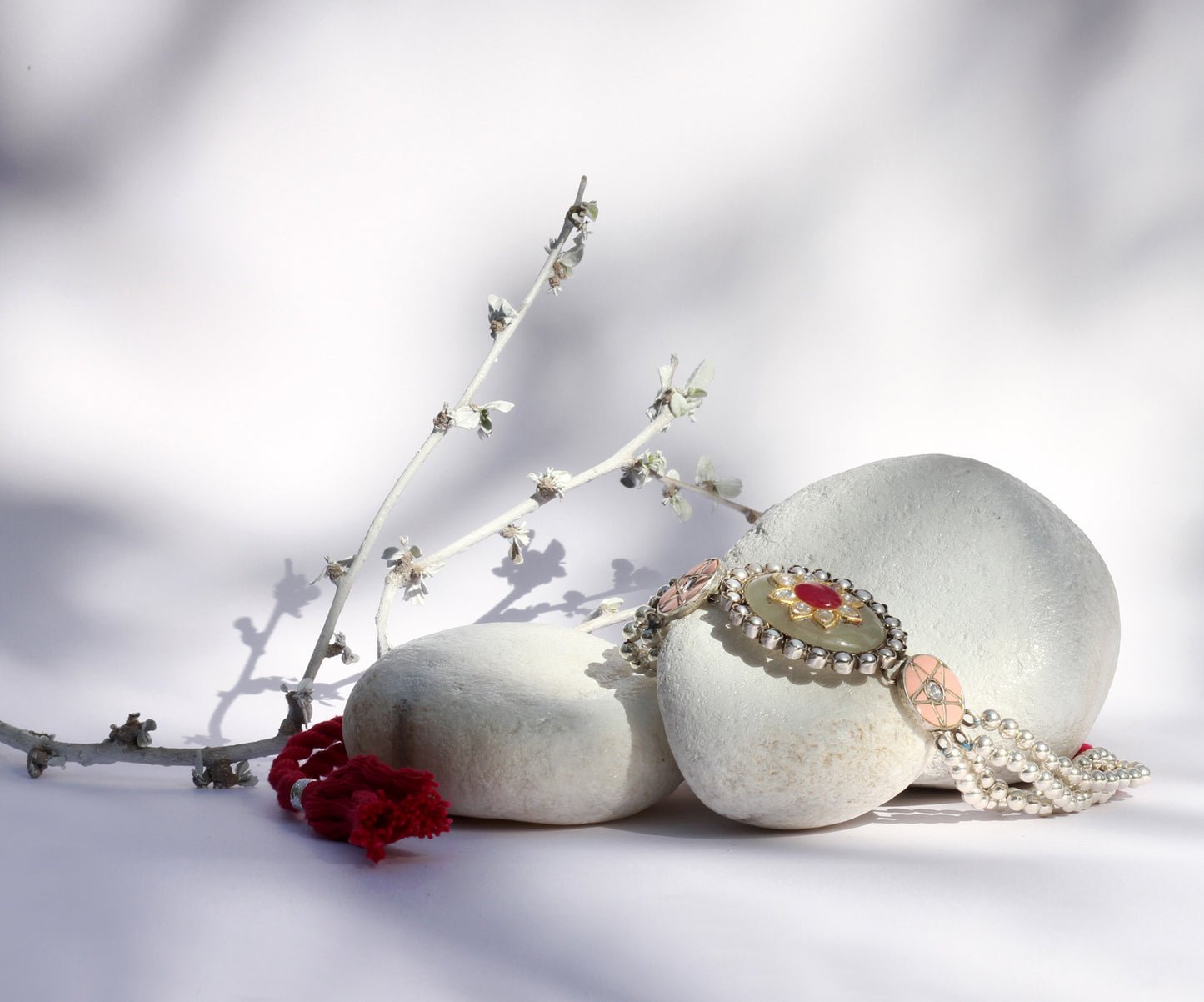 Sangeeta Boochra Silver Choker