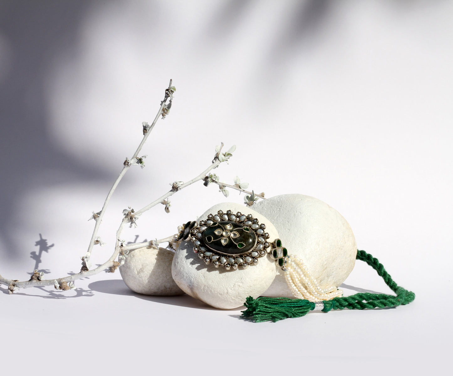 Sangeeta Boochra Silver Choker