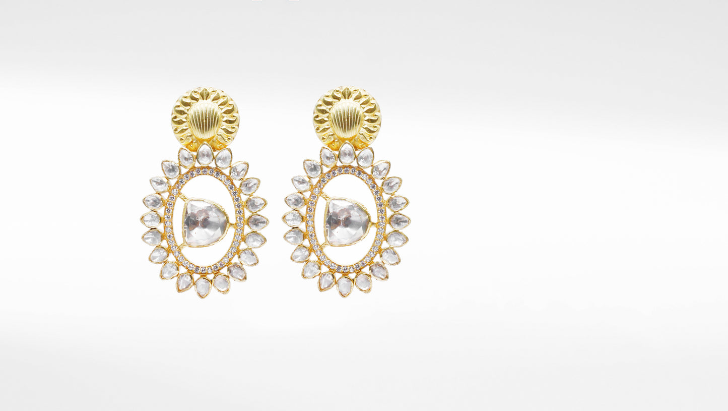 Charbagh - Silver Shadleen Earrings