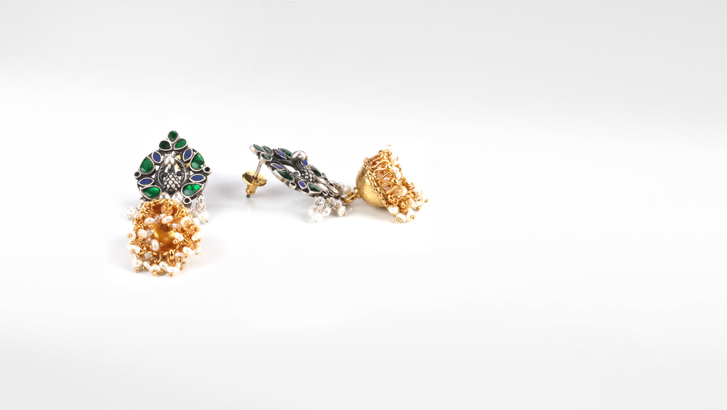 Sangeeta Boochra Silver Earrings