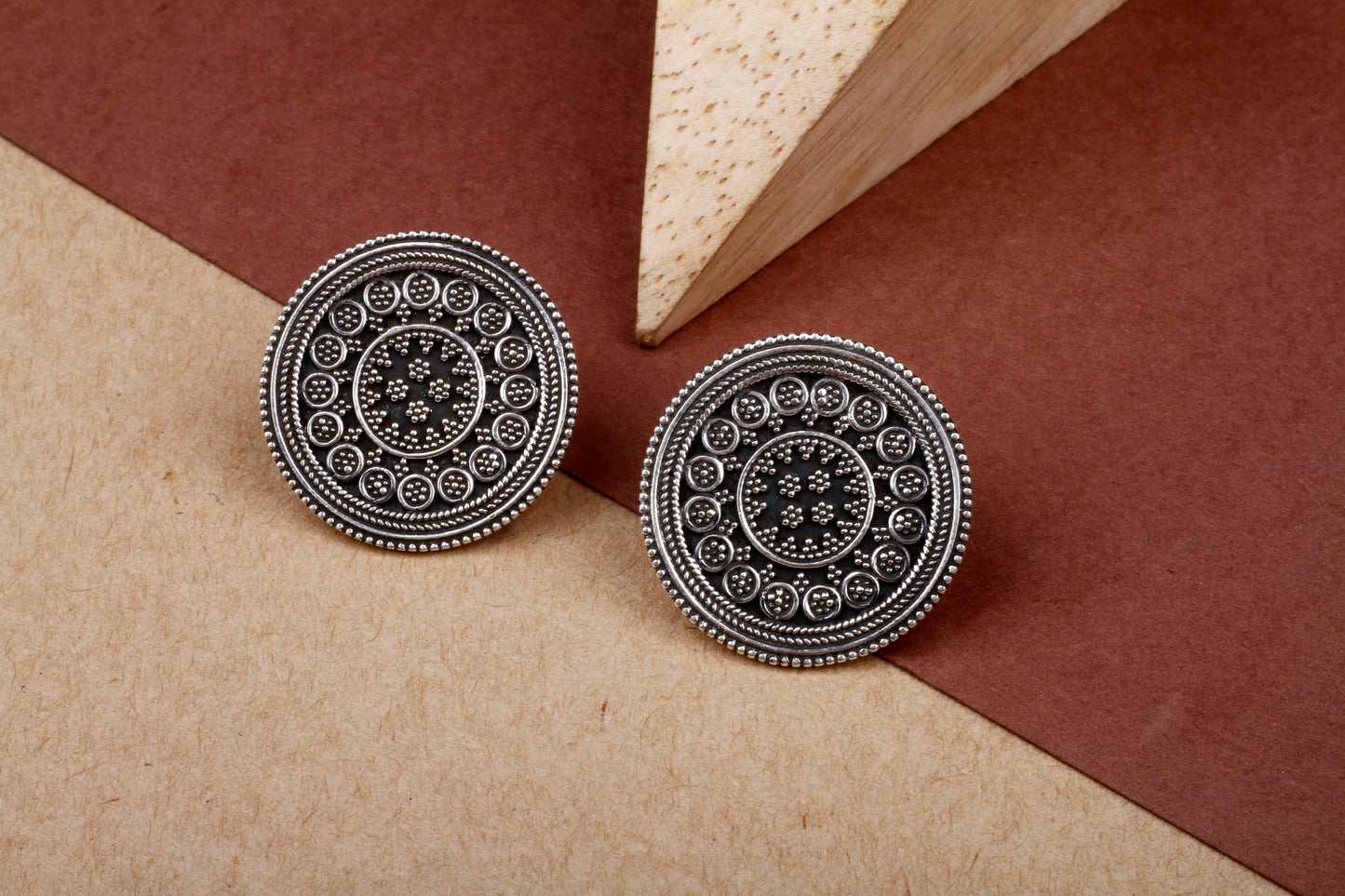 Basira Silver Earrings